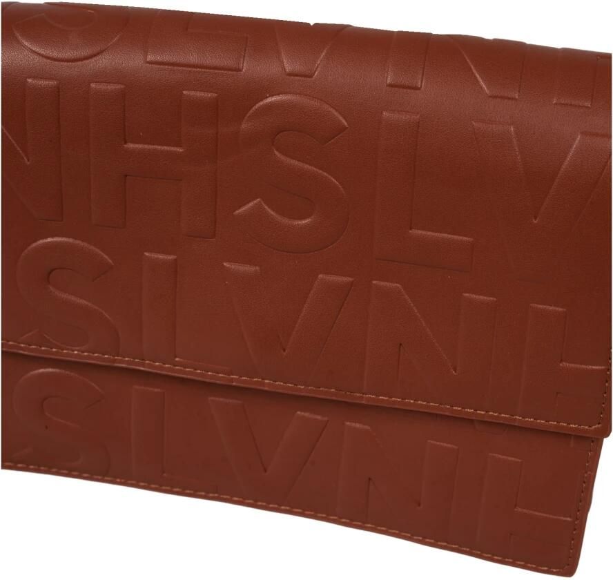 Silvian Heach Stijlvolle Schoudertas met Dubbel Compartiment Bruin Dames