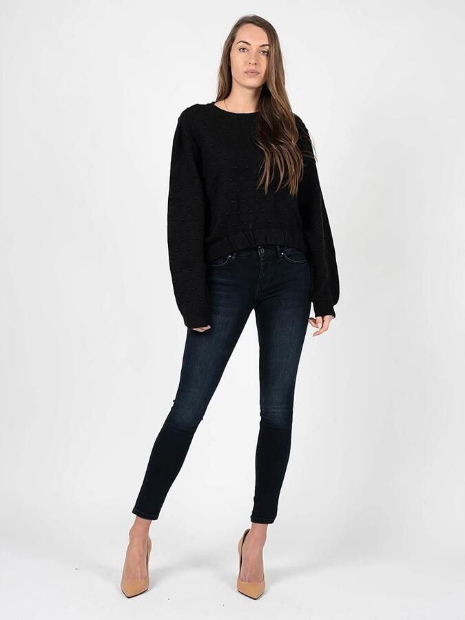 Silvian Heach Trui met Ronde Hals Black Dames - Foto 2