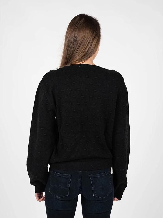 Silvian Heach Trui met Ronde Hals Black Dames - Foto 3