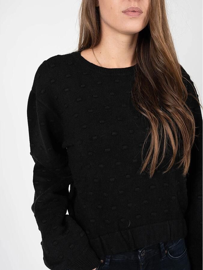 Silvian Heach Trui met Ronde Hals Black Dames