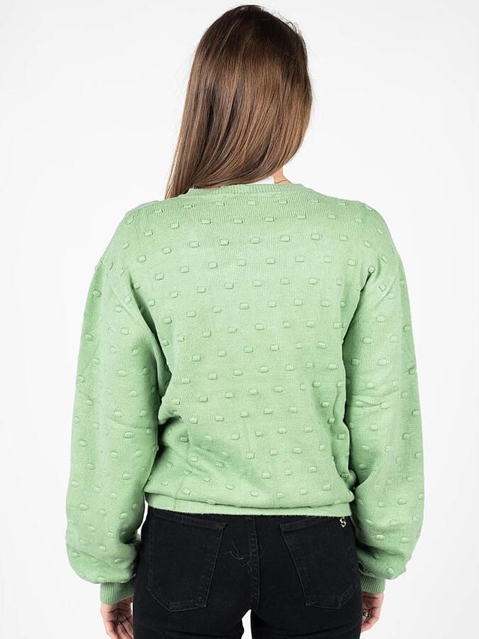 Silvian Heach Trui met Ronde Hals Green Dames - Foto 3