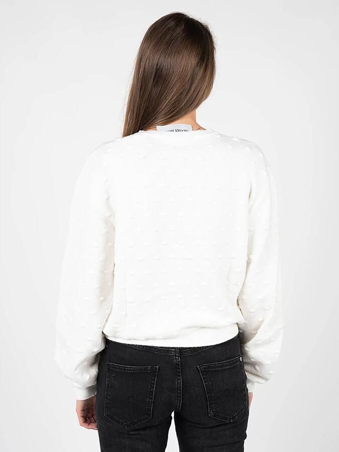 Silvian Heach Trui met Ronde Hals White Dames - Foto 2