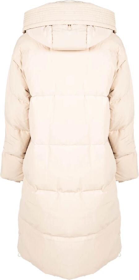Silvian Heach Beige Gewatteerde Jas Long Down Jacket Ibar - Foto 5