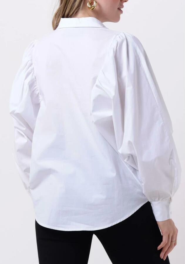 Silvian Heach Popeline shirt with large sleeve Wit Dames - Foto 2