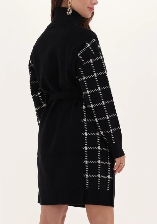 Silvian Heach Over jersey dress with belt Zwart Dames - Foto 3