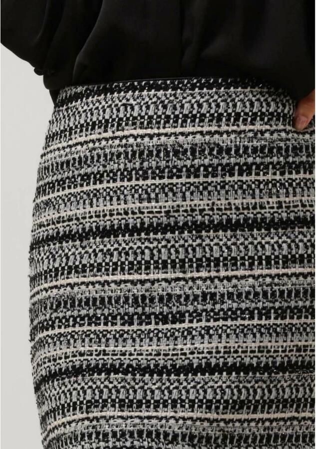 Silvian Heach Gestructureerde bedrukte minirok Black Dames - Foto 4