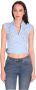 Silvian Heach Broderie wikkeltop Ragiol blauw - Thumbnail 4
