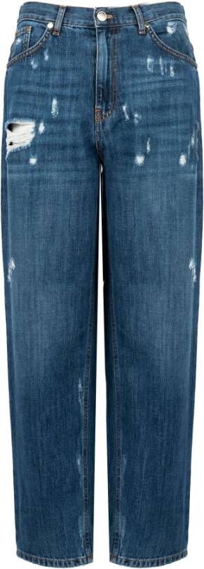 Silvian Heach Slim-fit Jeans Blauw Dames