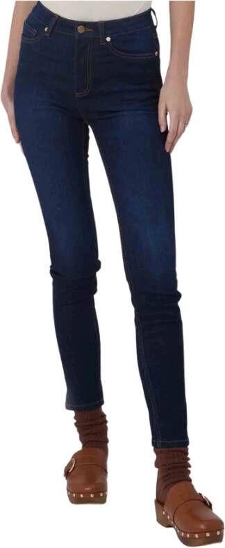Silvian Heach Slimfit-jeans Blauw Dames