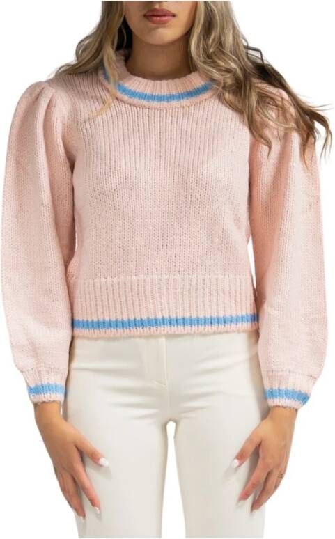 Silvian Heach Sweater Bavarias Roze Dames