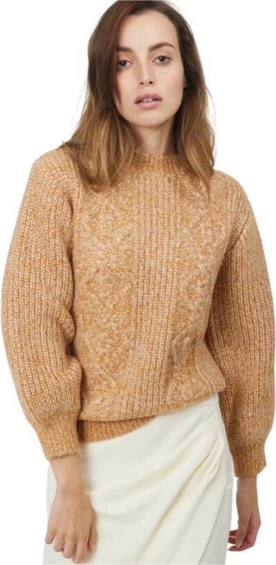 Silvian Heach Sweater with wide sleeves Beige Dames
