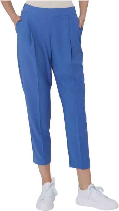 Silvian Heach Taps toelopende broek Blauw Dames