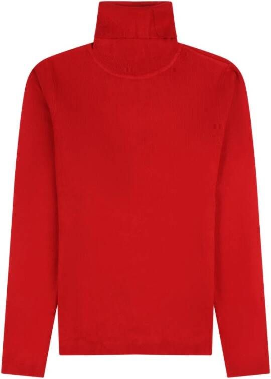 Silvian Heach Trui met lange mouwen en col Rood Dames