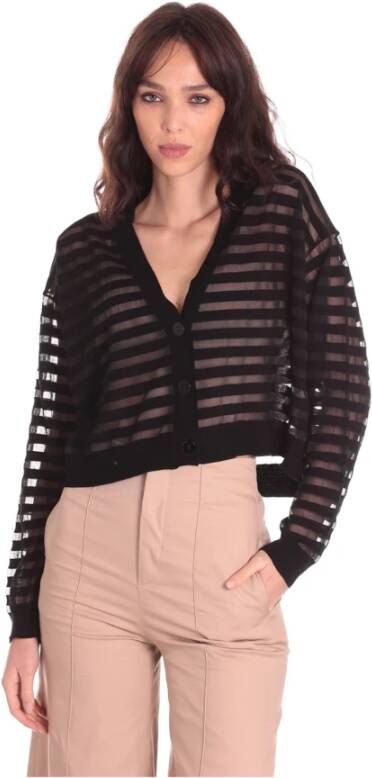 Silvian Heach Cardigans Zwart Dames