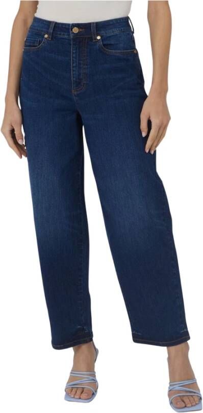 Silvian Heach Wide Jeans Blauw Dames