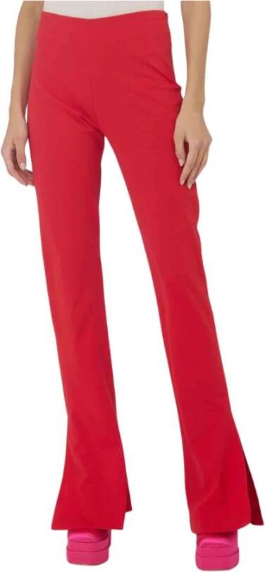 Silvian Heach Wijde broek Rood Dames
