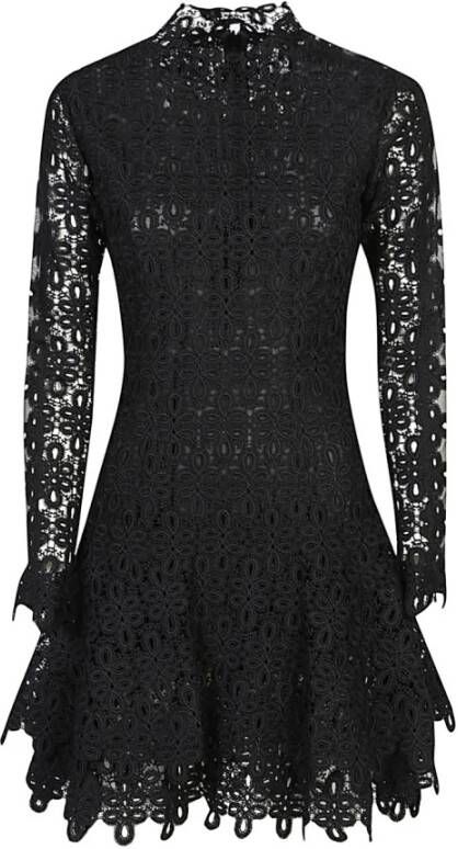 Simkhai Joy Lace Mini Jurk Zwart Dames