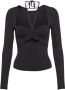 Simkhai Long Sleeve Tops Zwart Dames - Thumbnail 1