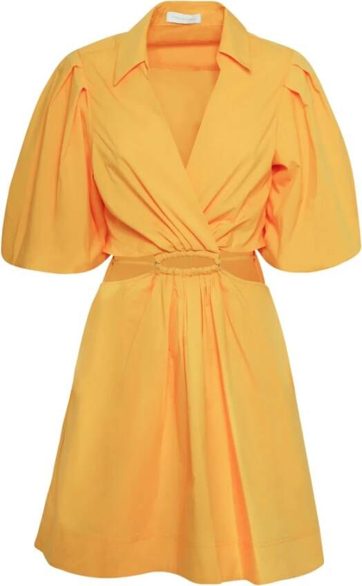 Simkhai Short Dresses Orange Dames