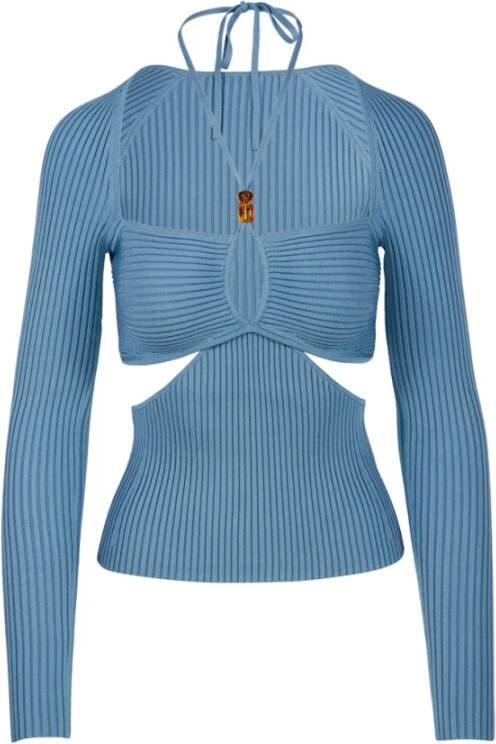 Simkhai T-Shirts Blauw Dames