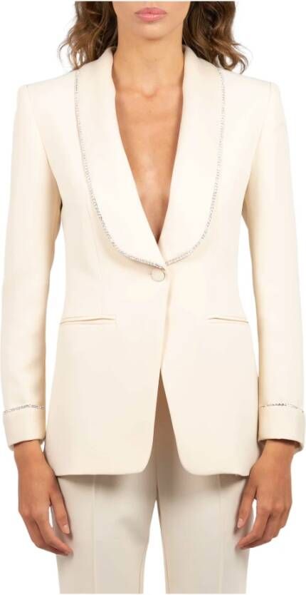 Simona Corsellini Blazer Wit Dames