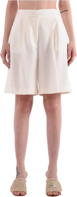 Simona Corsellini Casual Shorts Beige Dames