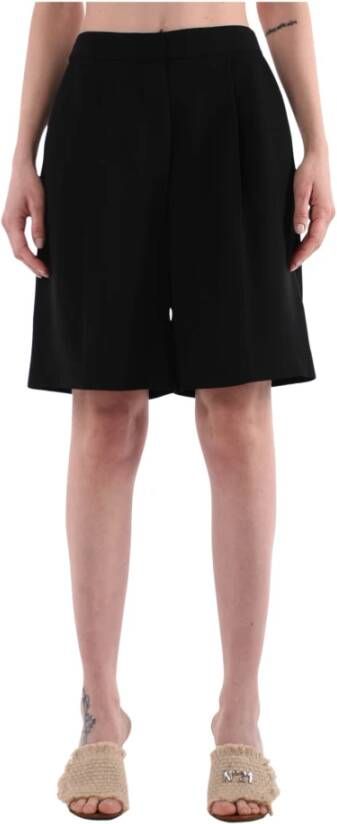 Simona Corsellini Casual Shorts Black Dames