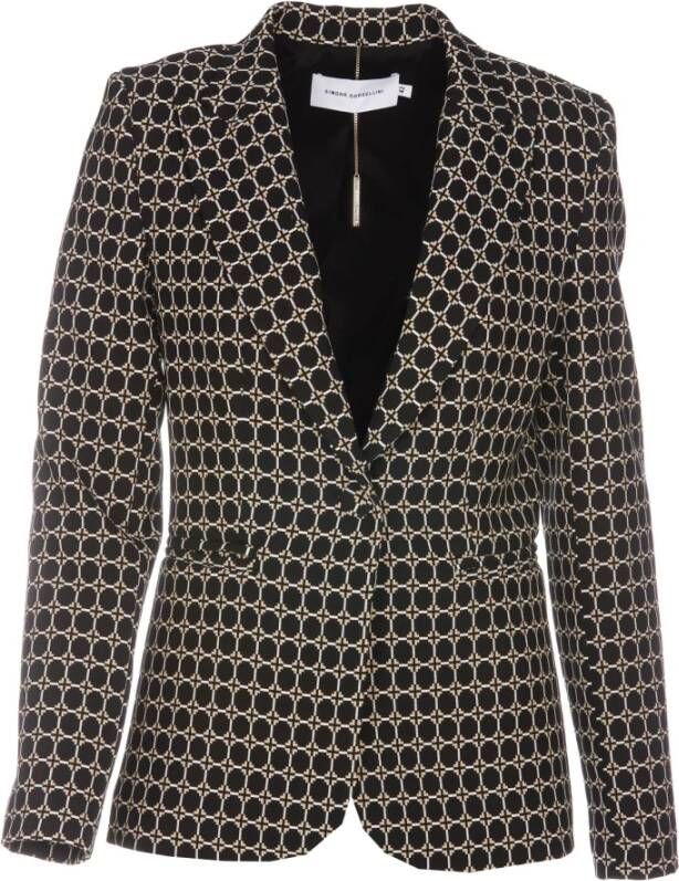 Simona Corsellini Jackets Zwart Dames