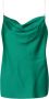 Simona Corsellini Mouwloze tops Groen Dames - Thumbnail 1