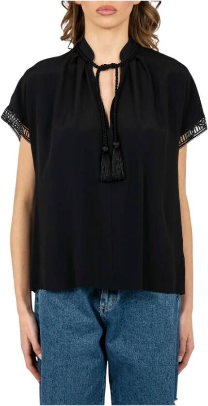 Simona Corsellini Shirt Zwart Dames