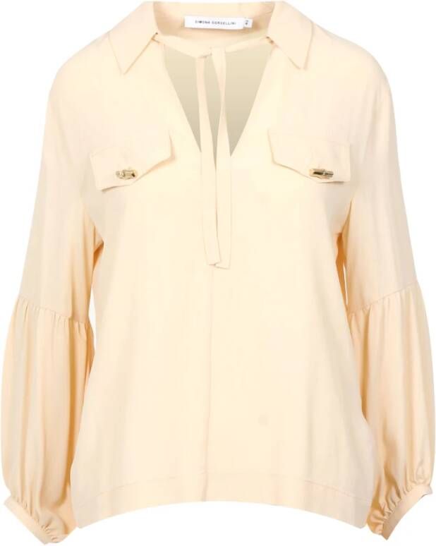 Simona Corsellini Shirts Beige Dames