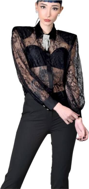 Simona Corsellini Shirts Zwart Dames