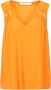 Simona Corsellini Sleeveless Tops Oranje Dames - Thumbnail 1