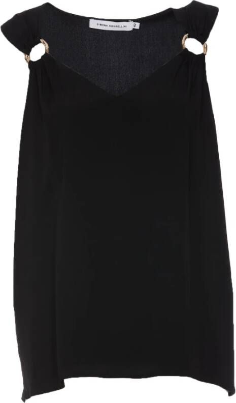 Simona Corsellini Sleeveless Tops Zwart Dames