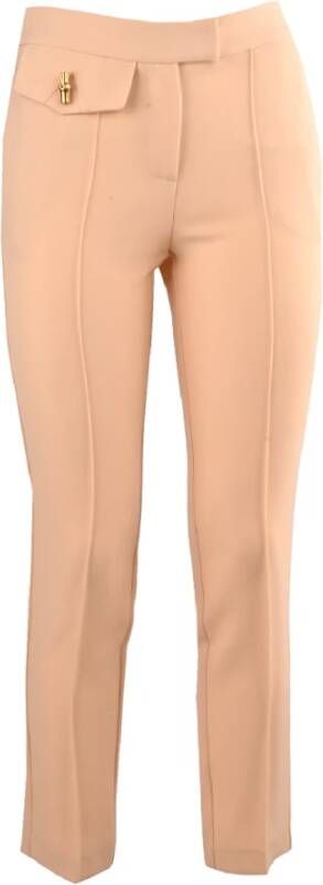 Simona Corsellini Slim-fit Trousers Beige Dames