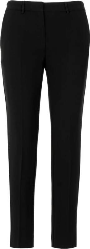 Simona Corsellini Slim-fit Trousers Zwart Dames