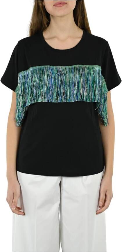 Simona Corsellini T-Shirts Zwart Dames