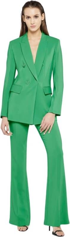 Simona Corsellini Wide Trousers Groen Dames