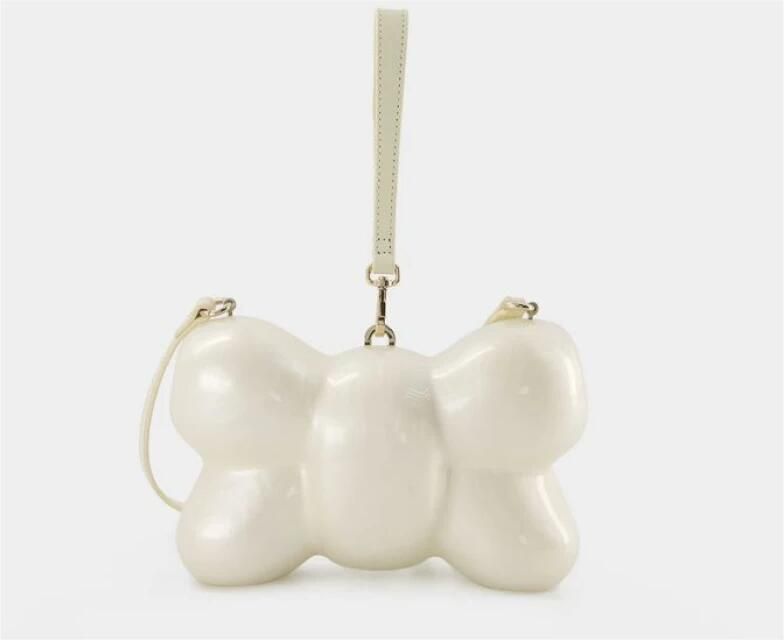 Simone Rocha Hobo bags Bow Bag Crossbody Leather Beige in beige - Foto 4