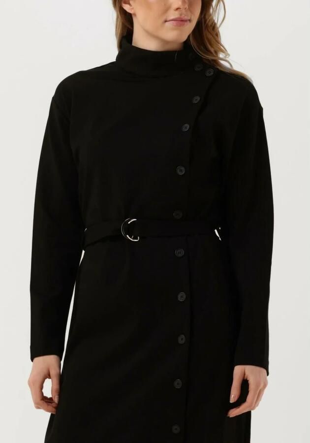 Simple Eef Jer-rayon Midi Jurk Zwart Black Dames - Foto 2