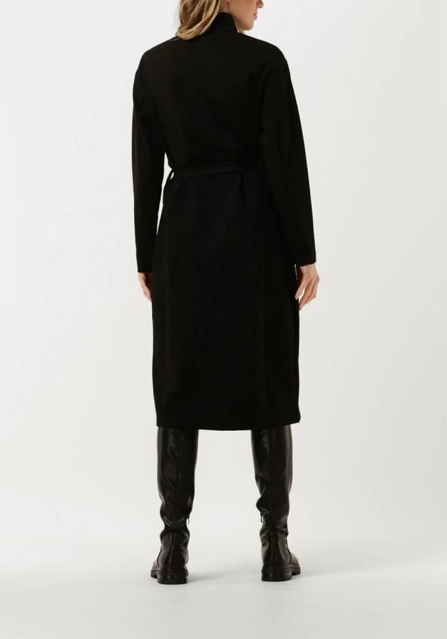 Simple Eef Jer-rayon Midi Jurk Zwart Black Dames - Foto 3