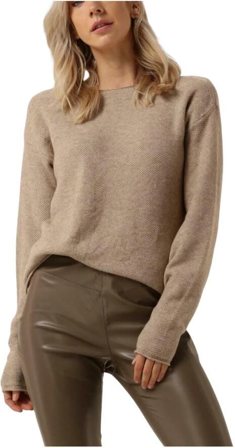 SIMPLE Dames Truien & Vesten Ellena Knit-vis-22-3 Grijs - Foto 4