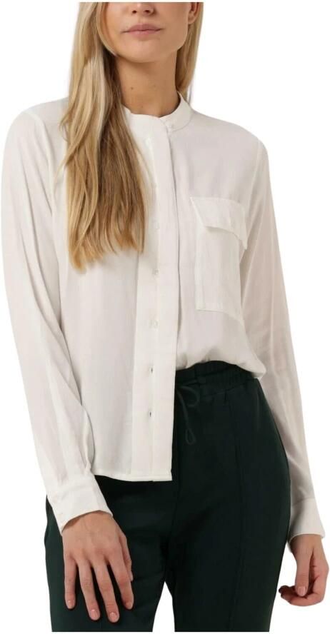 SIMPLE Dames Blouses Evia Wv-lyocel-22-3 Wit - Foto 7