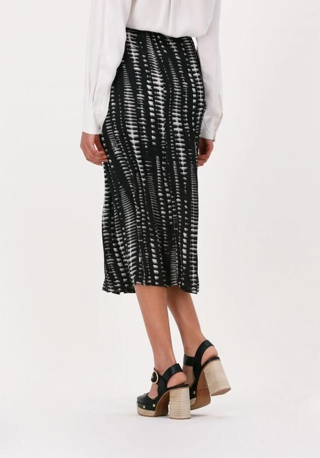 Simple Geweven Rok Zwart A-Lijn Black Dames - Foto 3
