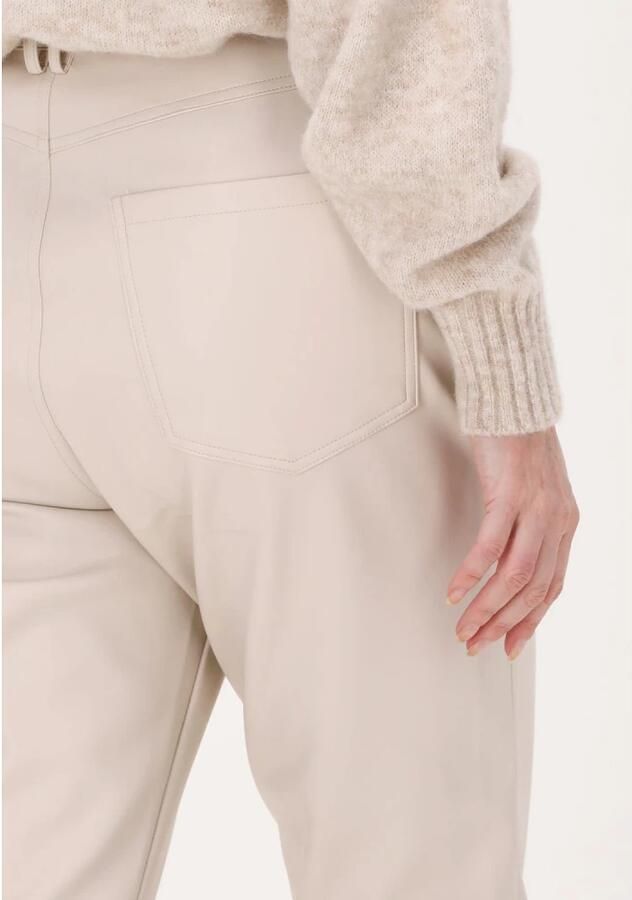 Simple Lena Beige Straight Leg Jeans Beige Dames - Foto 4
