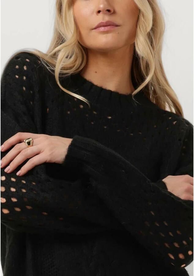 SIMPLE Dames Truien & Vesten Knit-ac-pl-23-1 Zwart