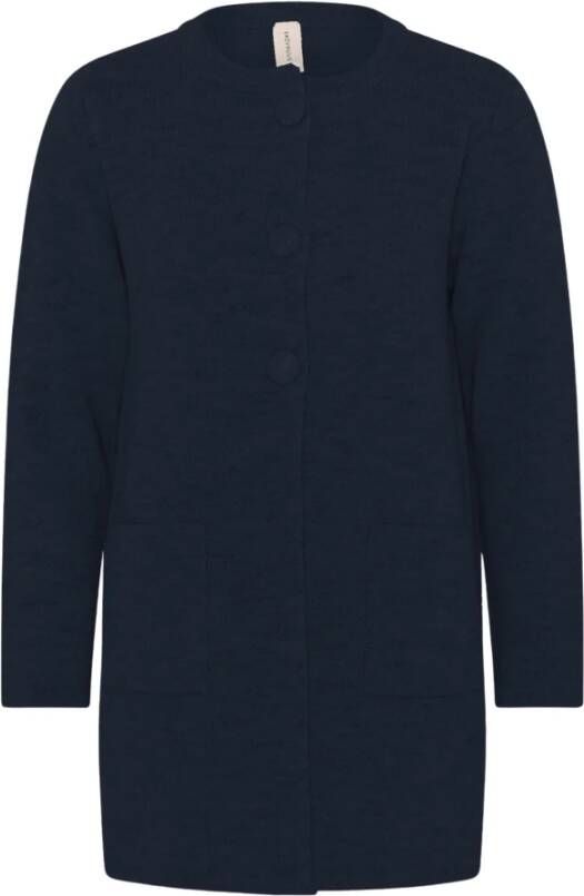 Skovhuus Round-neck Knitwear Blauw Dames