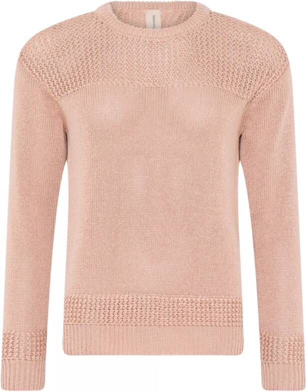 Skovhuus Round-neck Knitwear Roze Dames