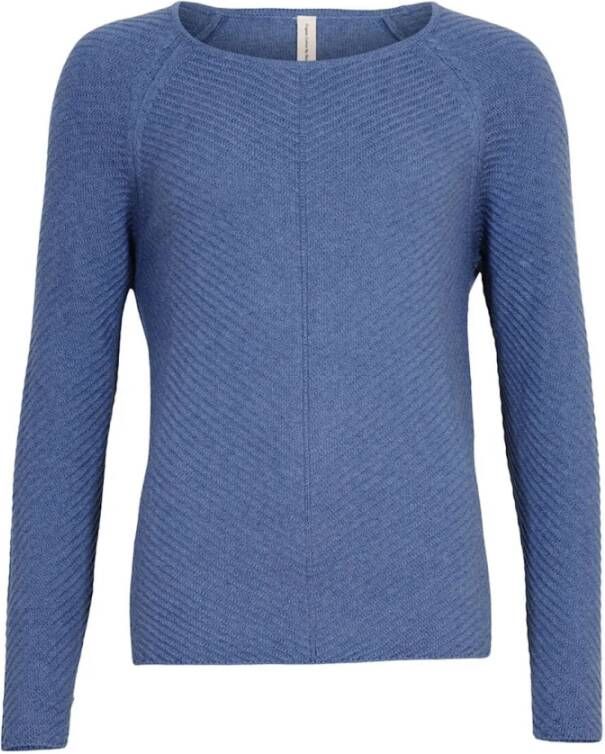 Skovhuus Stijlvolle Pullover Blauw Dames