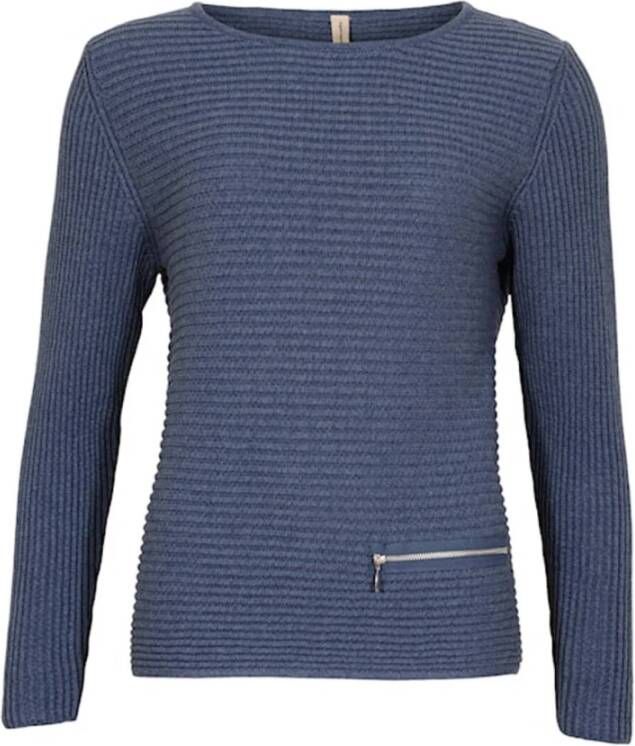 Skovhuus Stijlvolle Pullover Blauw Dames